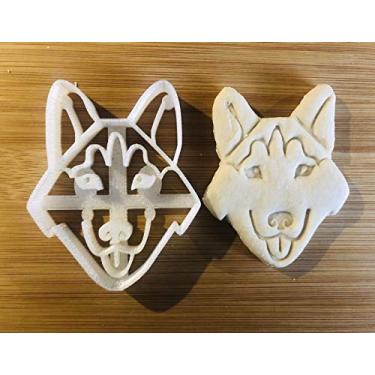 Imagem de Cortador de biscoito Husky e cortador de petiscos para cães – Rosto de cachorro