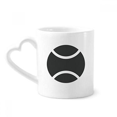 Imagem de Caneca de beisebol esportiva simples padrão geométrico caneca café cerâmica copo de coração de vidro