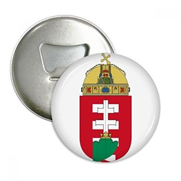 Imagem de Emblema nacional da Hungria Europa abridor de garrafas ímã de geladeira emblema multifuncional