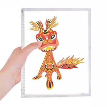 Imagem de Caderno de leão da Torre Eiffel da França da China, Diário de folhas soltas recarregável