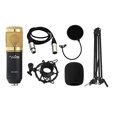 Imagem de Microfone Bm800 Waver Xlr Xlr P/Mesa Interface + Suporte (Cinza)