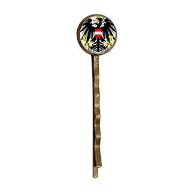 Imagem de Emblema nacional da Áustria Country Retro Metal Hair Bobby Pin Headwear