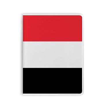 Imagem de Diário de capa macia com a bandeira nacional do Iêmen da Ásia