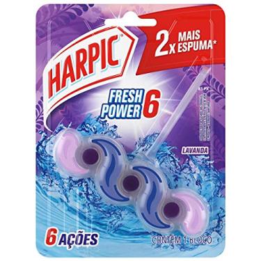 Imagem de Bloco Sanitário Harpic Fresh Power 6 Lavanda