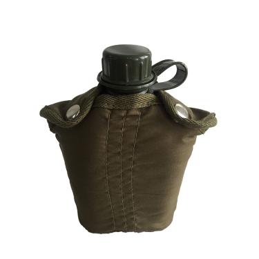 Imagem de CANTIL DE PLASTICO 900ML COM CAPA VERDE MILITAR ECHOLIFE