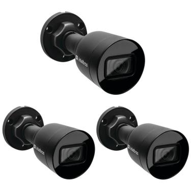 Imagem de Kit 3 Câmeras IP 2 Megapixels 3.6mm 30m PoE VIP 1230 B BLACK G4 Intelbras