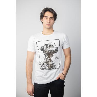 Imagem de Camiseta Me Gusta Cachorro Robo  Masculina-Masculino