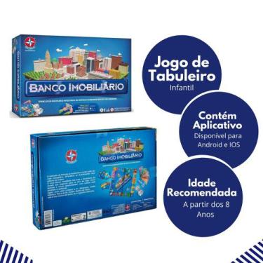 Imagem de Jogo Clássico De Tabuleiro Banco Imobiliário Coleção Estrela