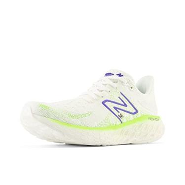 Imagem de New Balance Fresh Foam X 1080 V12 Tênis de corrida feminino, Sal marinho/índigo elétrico, 5 Wide