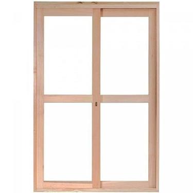 Imagem de Porta Janela com Caixilhos para Vidros Inteiros de Correr Rondosul Natural