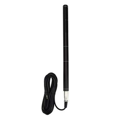 Imagem de Microfone de Entrevista, Microfone Profissional de 7 M/23 Pés de Condensador Unidirecional Com Adaptador 6,35/3,5, Para-brisa e Suporte para Câmera DSLR DV Filmadora