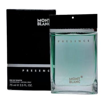 Imagem de Perfume Mont Blanc Presence 75ml Edt Original Masculino Âmbar Especiad