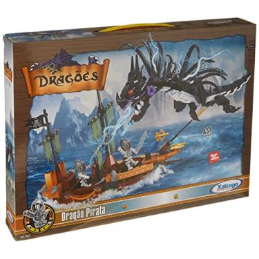 Imagem de Blocos de Montar Dragão Pirata 431 peças Xalingo