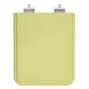 Imagem de Assento Sanitário Poliester Soft Close Square Verde Macê para vaso Incepa