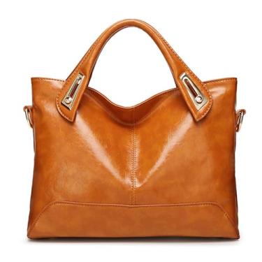 Imagem de BYKOINE Bolsa mensageiro feminina retrô bolsa de ombro feminina bolsas femininas alça superior bolsa de ombro Hobo