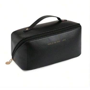 Imagem de Necessaire Feminina Grande Maquiagem Cosméticos Bolsa Viagem-Feminino