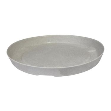 Imagem de Prato para Vasos de Planta Redondo Slim 28 Cimento Queimado