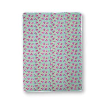 Imagem de Tapete BLW Impermeável Retangular Antimicrobiano (Melancia)