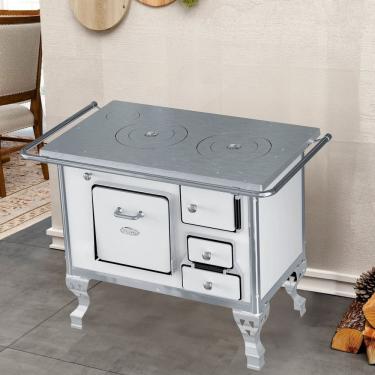 Imagem de Fogão a Lenha Compacto N1 Cozinha Nacional Branco