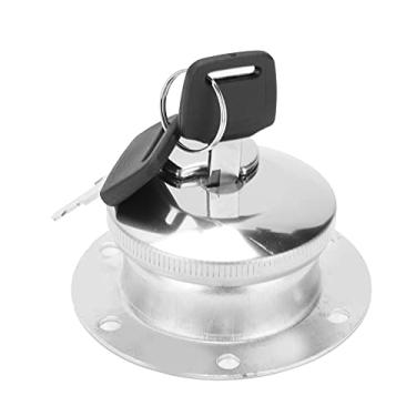 Imagem de Tampa de Gás de Combustível do Tanque Com Chaves, Resistência, Material de Aço Inoxidável, para Geradores, Caminhões e Equipamentos, Tampa de Gás de Combustível do Tanque