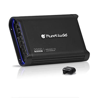 Imagem de Planet Audio Amplificador automotivo MB2000.1D classe D – 2000 alta saída, 1 Ohm estável, monobloco, fonte de alimentação Mosfet, ótimo para alto-falantes e subwoofers
