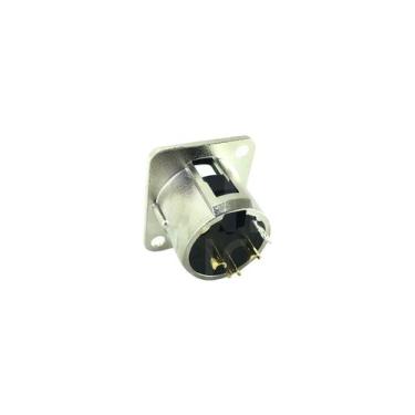 Imagem de Kit 10 plug hjh xlr macho painel hx091