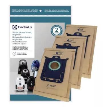 Imagem de Kit 3 Sacos Aspirador Pó Electrolux Classic Silencer SWECL