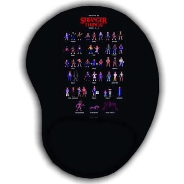 Imagem de Mouse pad estampado Stranger things animação com apoio confortavel - J