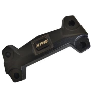 Imagem de Mesa Guidão Superior Trava Com Adesivo Xre 190 Xre 300 Preta - MMB