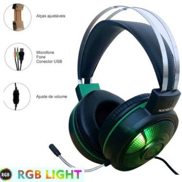 Imagem de Headset Gamer Fone Gamer Com Adaptador para PC e Games - KapBom
