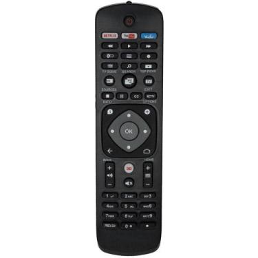 Imagem de Controle Universal para Tv Philips Smart Netflix Youtube - Lelong