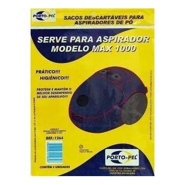 Imagem de Saco aspirador p/ mallory max 1000 porto-pel - 3 unidades (cod. 1264)