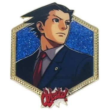 Imagem de Ace Attorney x Zen Monkey Studios: Golden Series 2 - Broche de esmalte colecionável Phoenix Wright, Small, esmalte, Sem Pedra Preciosa