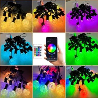 Imagem de Varal Cordão Pisca tira Pisca Bolinhas Coloridas Ritmo da Música Aplic