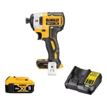 Imagem de  Parafusadeira Impacto Dcf887 20v C/Bat 5ah Xr E Carreg. - Dewalt 