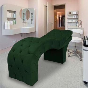 Imagem de Maca Estética Estofada Reclinável Ergonômica Suede Vanessa - Black Hou