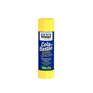 Imagem de Cola Em Bastão 40G Blíster Tekbond Branco, Branco
