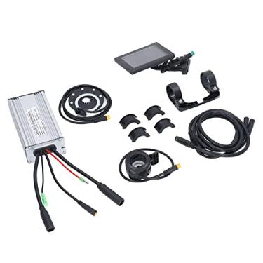 Imagem de Controlador Modificado de Bateria de Lítio para Bicicleta, Kit à Prova D'água, Painel Lcd, Acessório de Bicicleta Elétrica para Motor de 500w
