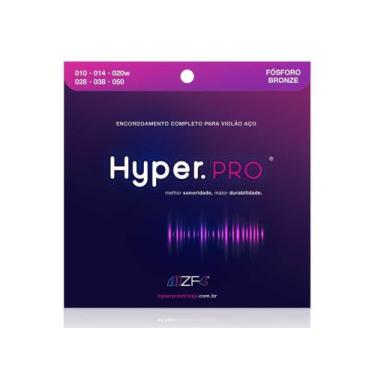 Imagem de Encordoamento para Violão Hyper Pro Fósforo Bronze 010