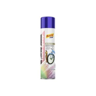 Imagem de Tinta Spray Mundial Prime Metalica Azul 400Ml c/6pcs