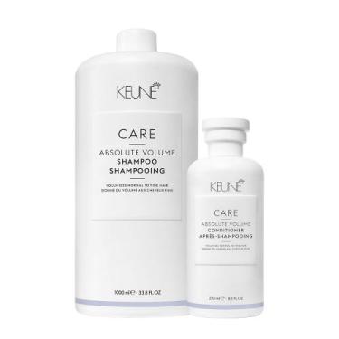 Imagem de Kit Keune Care Absolute Volume Shampoo Litro e Condicionador 250ml (2 