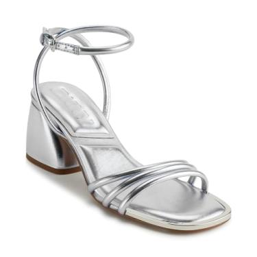 Imagem de DKNY Sandália feminina Trixie, Prata, 40