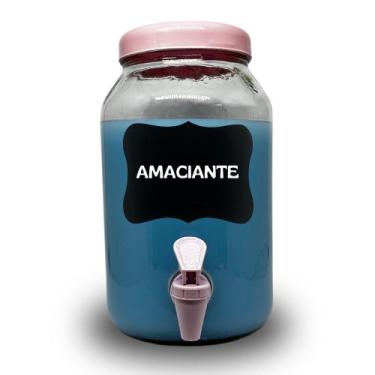 Imagem de 1 Recipiente Para Armazenar Sabão Liquido ou Amaciante Capacidade De 3