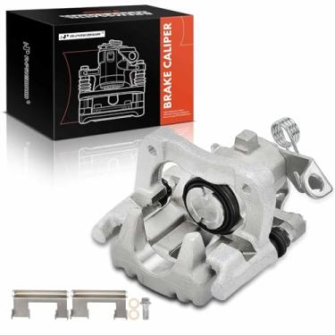 Imagem de A-Premium Conjunto de pinça de freio a disco com suporte compatível com Volkswagen Golf 2000-2005, Beetle 2000-2010, Golf City 2007-2010 e Audi TT 2000-2006 - Lado traseiro direito do passageiro