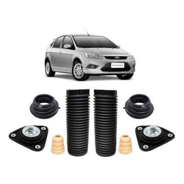 Imagem de 2 Kit Coxim Batente Amortecedor Dianteiro Focus 2008 A 2013 - QualyKit