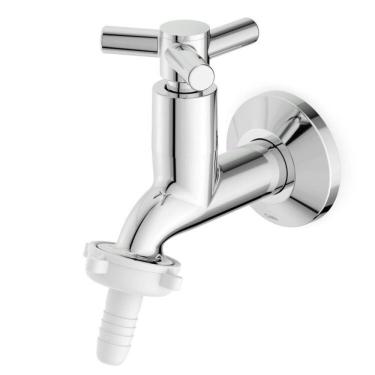 Imagem de Kit com 3 Torneira de Parede para Tanque e Jardim Celite One Cromado