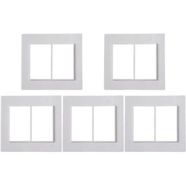 Imagem de Kit C/5 - Placa Conjunto Modular Ilumi Vivaz 4X4 - 3 Modu...