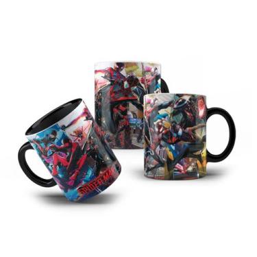Imagem de Caneca de Porcelana Spider Man Miles Morales Homem Aranha - VilelaGG