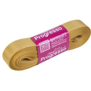 Imagem de Fita Gorgurão Progresso 15mm nº3 - 10m Cor 228 Ouro - 01 unidade - Fit