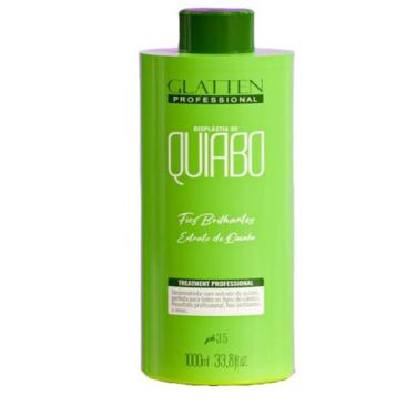 Imagem de Glatten Bioplastia de Quiabo - Escova Progressiva Liso Brilhante 1L